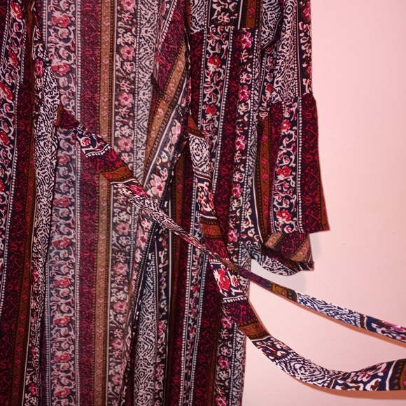 Dress Bohemian Chic Wrap Maxi Sheet One Size - Picture 5 of 8